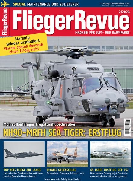 FliegerRevue – Februar 2024 Cover