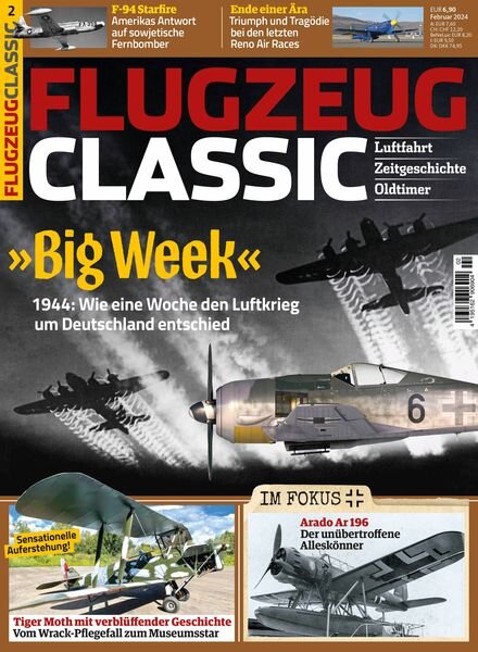 Flugzeug Classic – Februar 2024 Cover