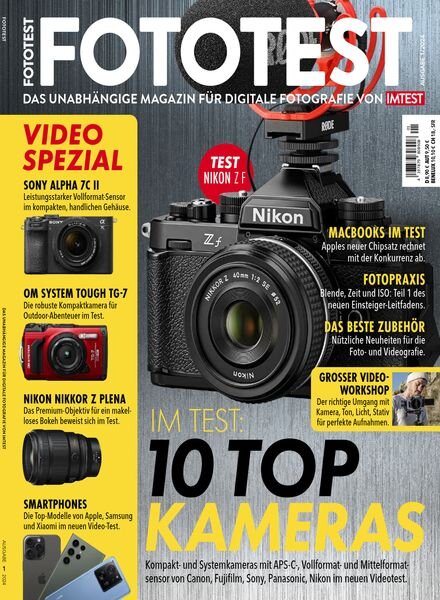 Fototest – Januar-Februar 2024 Cover