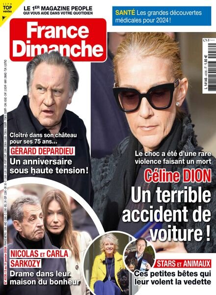 France Dimanche – 5 Janvier 2024 Cover