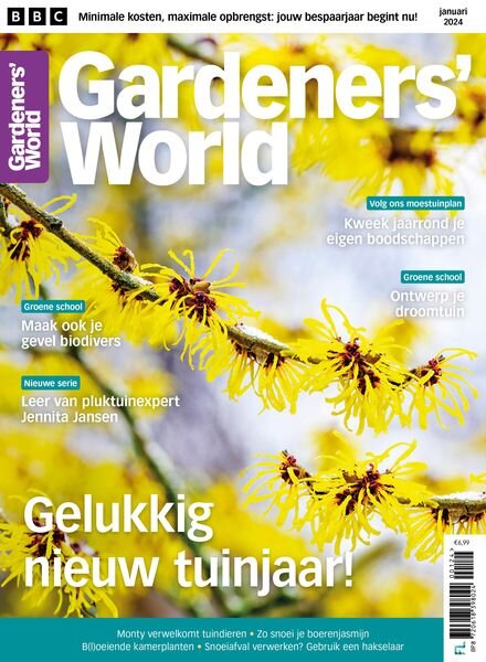 Gardeners’ World Netherlands – Januari 2024 Cover