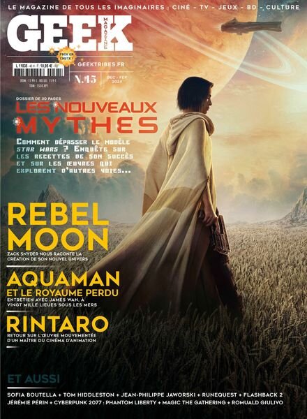 Geek France – Decembre 2023 – Fevrier 2024 Cover