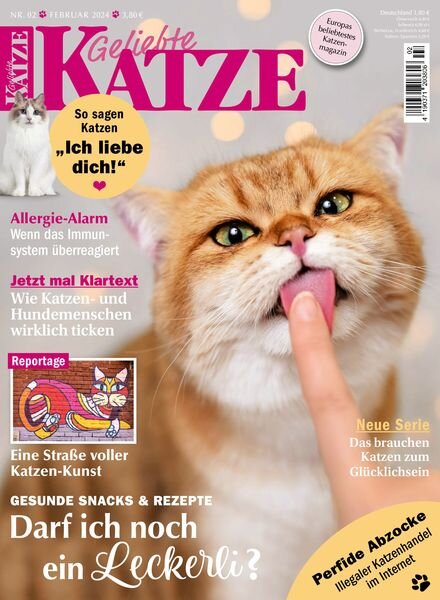 Geliebte Katze – Februar 2024 Cover