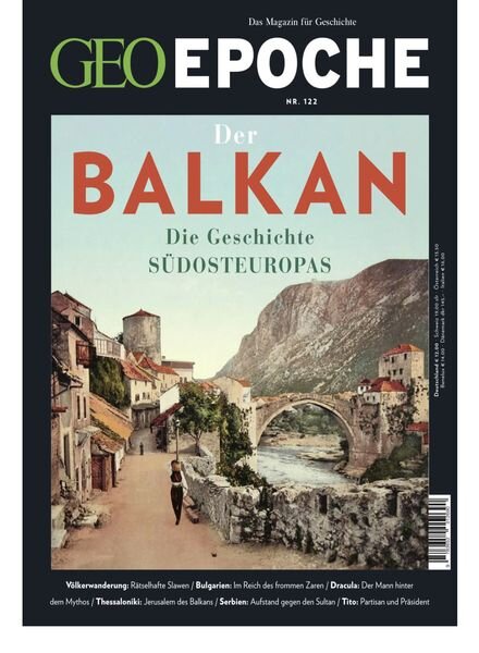 Geo Epoche – Nr 122 2023 Der Balkan Cover