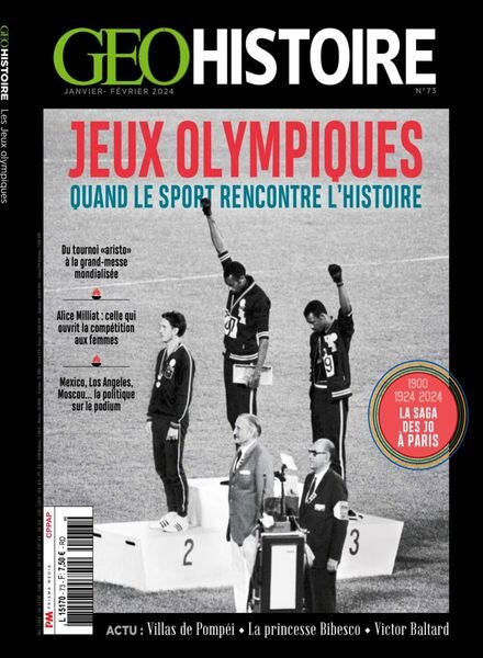 Geo Histoire – Janvier-Fevrier 2024 Cover