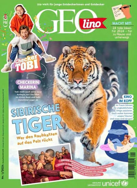 GEOlino – Januar 2024 Cover
