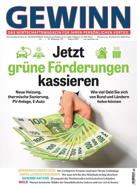 Gewinn – 3 Januar 2024 Cover