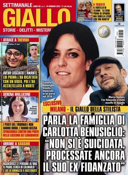 Giallo – 10 Gennaio 2024 Cover