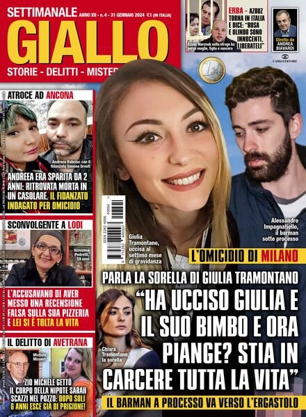 Giallo – 31 Gennaio 2024 Cover