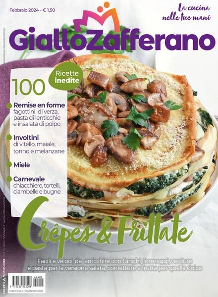 Giallo Zafferano – Febbraio 2024 Cover