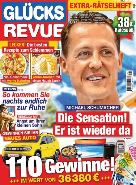 Glucks Revue – Dezember 2023 Cover