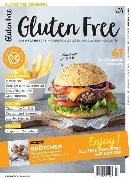Gluten Free – Februar-Marz 2024 Cover