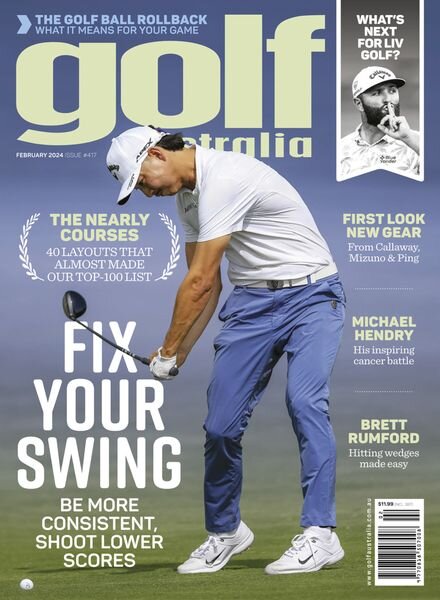 Golf Australia – Issue 417 – February 2024 Cover