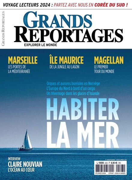Grands Reportages – Fevrier 2024 Cover
