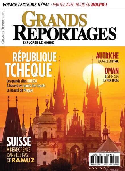 Grands Reportages – Janvier 2024 Cover