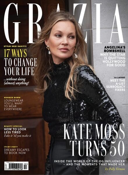 Grazia UK – Issue 872 – 8 January 2024 Cover