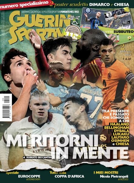 Guerin Sportivo – Febbraio 2024 Cover