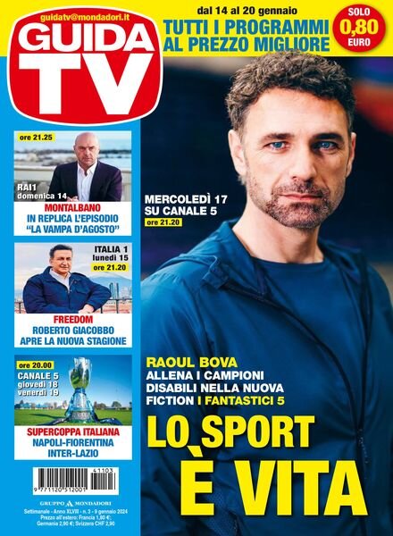 GuidaTV – 9 Gennaio 2024 Cover