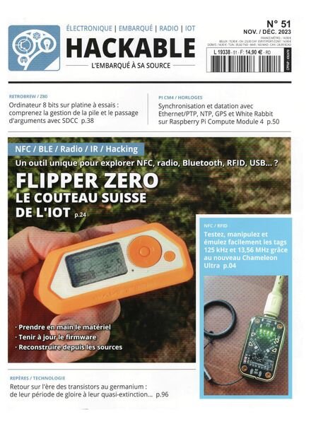 Hackable Magazine – Novembre-Decembre 2023 Cover