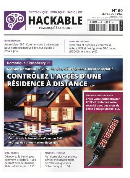 Hackable Magazine – Septembre-Octobre 2023 Cover