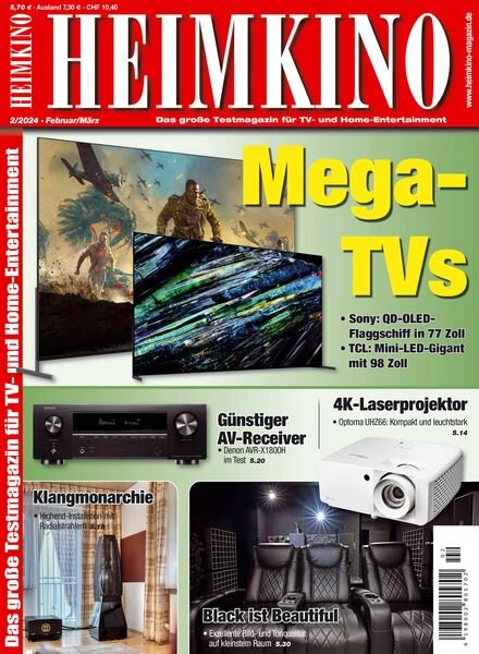 Heimkino – Februar-Marz 2024 Cover