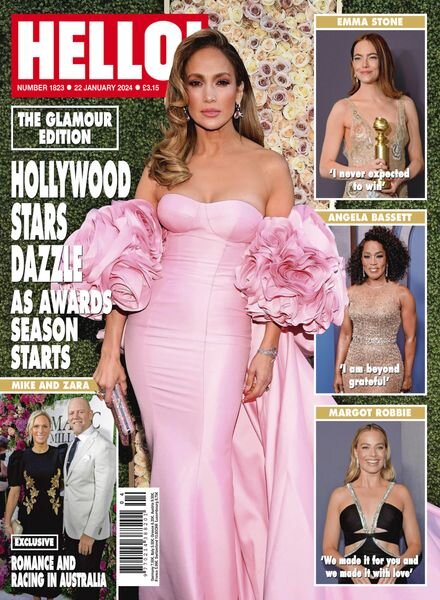 Hello! Magazine UK – Issue 1823 – 22 January 2024 Cover