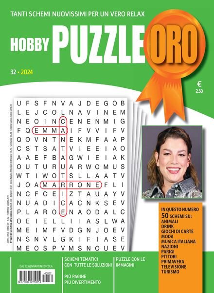 Hobby Puzzle – 12 Gennaio 2024 Cover