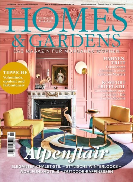 Homes & Gardens Germany – Januar-Februar 2024 Cover