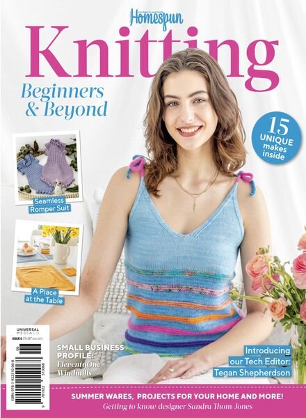 Homespun Knitting – Issue 6 – January 2024 Cover