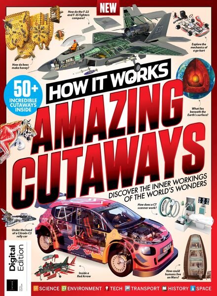 How It Works – Book of Amazing Cutaways – 5th Edition 2023 Cover