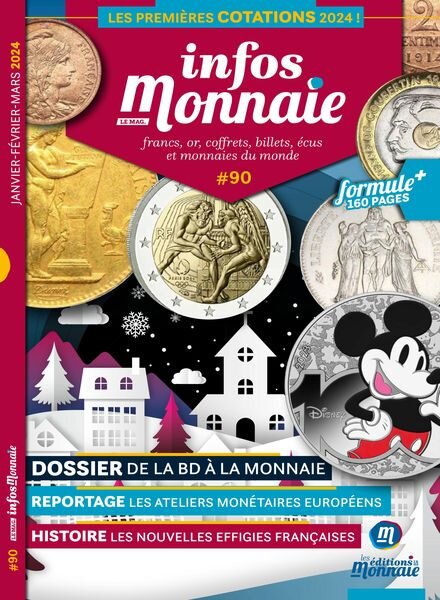Infos Monnaie – Janvier-Fevrier-Mars 2024 Cover