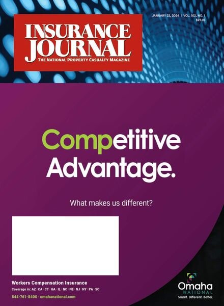 Insurance Journal – January 22 2024 Cover