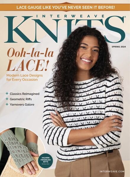 Interweave Knits – Spring 2024 Cover