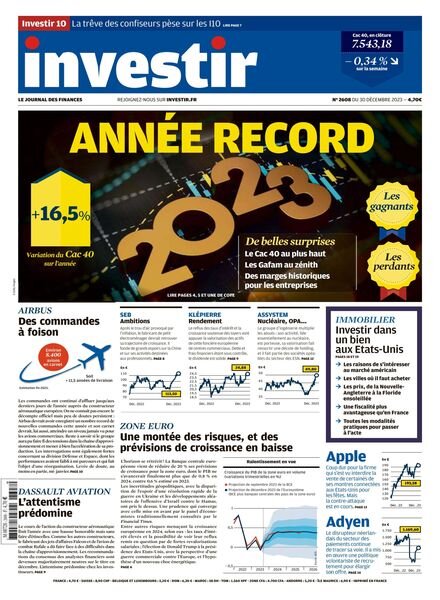 Investir – 30 Decembre 2023 Cover