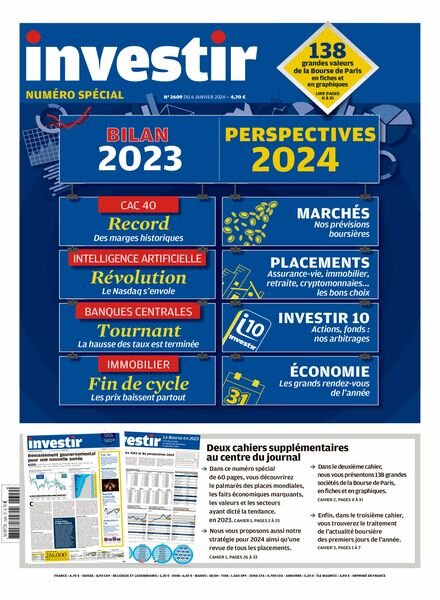 Investir – 6 Janvier 2024 Cover