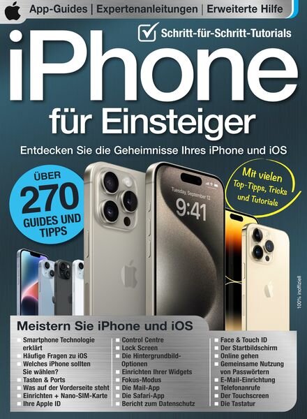 iPhone fur Einsteiger – Januar 2024 Cover