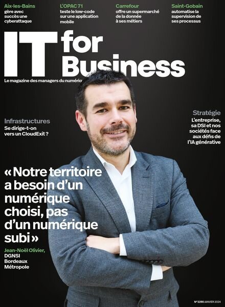 IT for Business – Janvier 2024 Cover