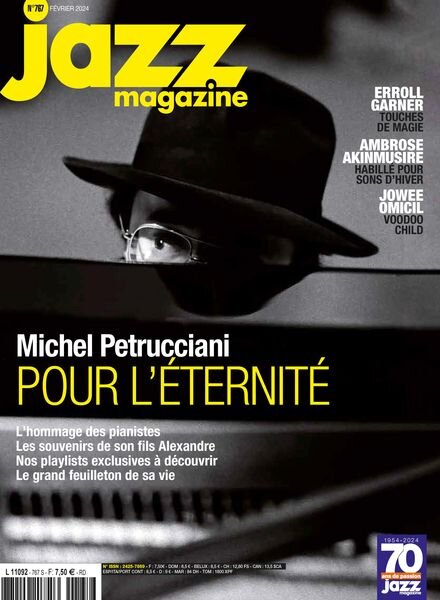 Jazz Magazine – Fevrier 2024 Cover