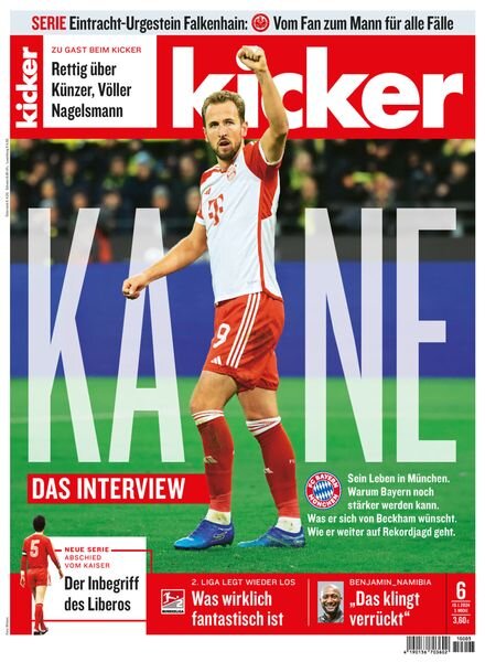 Kicker Sportmagazin – 15 Januar 2024 Cover