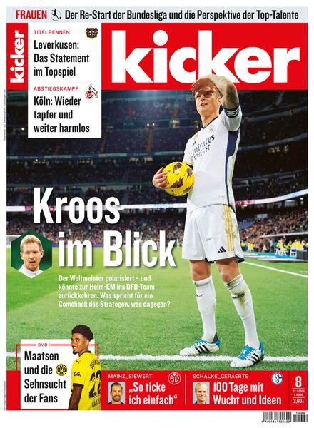 Kicker Sportmagazin – 22 Januar 2024 Cover
