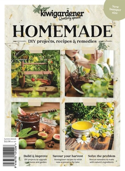 Kiwi Gardener – Quarterly Special-Summer 2023-2024 Cover