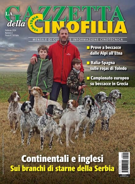 La Gazzetta Della Cinofilia Venatoria – Febbraio 2024 Cover