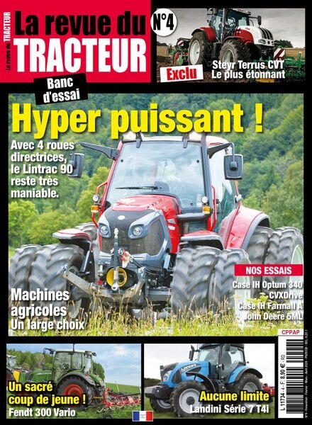 La Revue Du Tracteur – Fevrier-Mars-Avril 2024 Cover