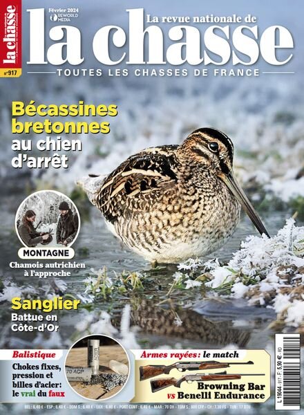 La Revue nationale de La chasse – Fevrier 2024 Cover