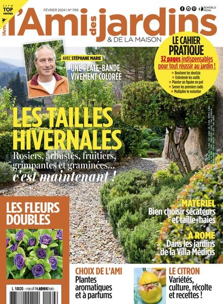 L’Ami des Jardins – Fevrier 2024 Cover