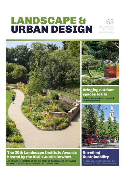Landscape & Urban Design – Issue 65 – January 2024 Cover