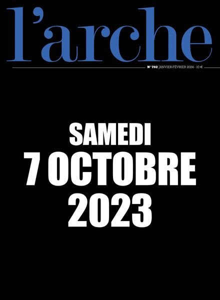 L’Arche – Janvier-Fevrier 2024 Cover