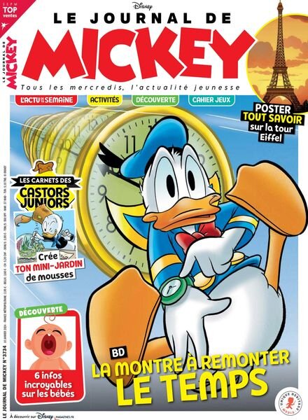 Le Journal de Mickey – 10 Janvier 2024 Cover