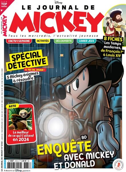 Le Journal de Mickey – 3 Janvier 2024 Cover