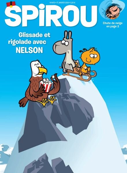 Le Journal de Spirou – 17 Janvier 2024 Cover